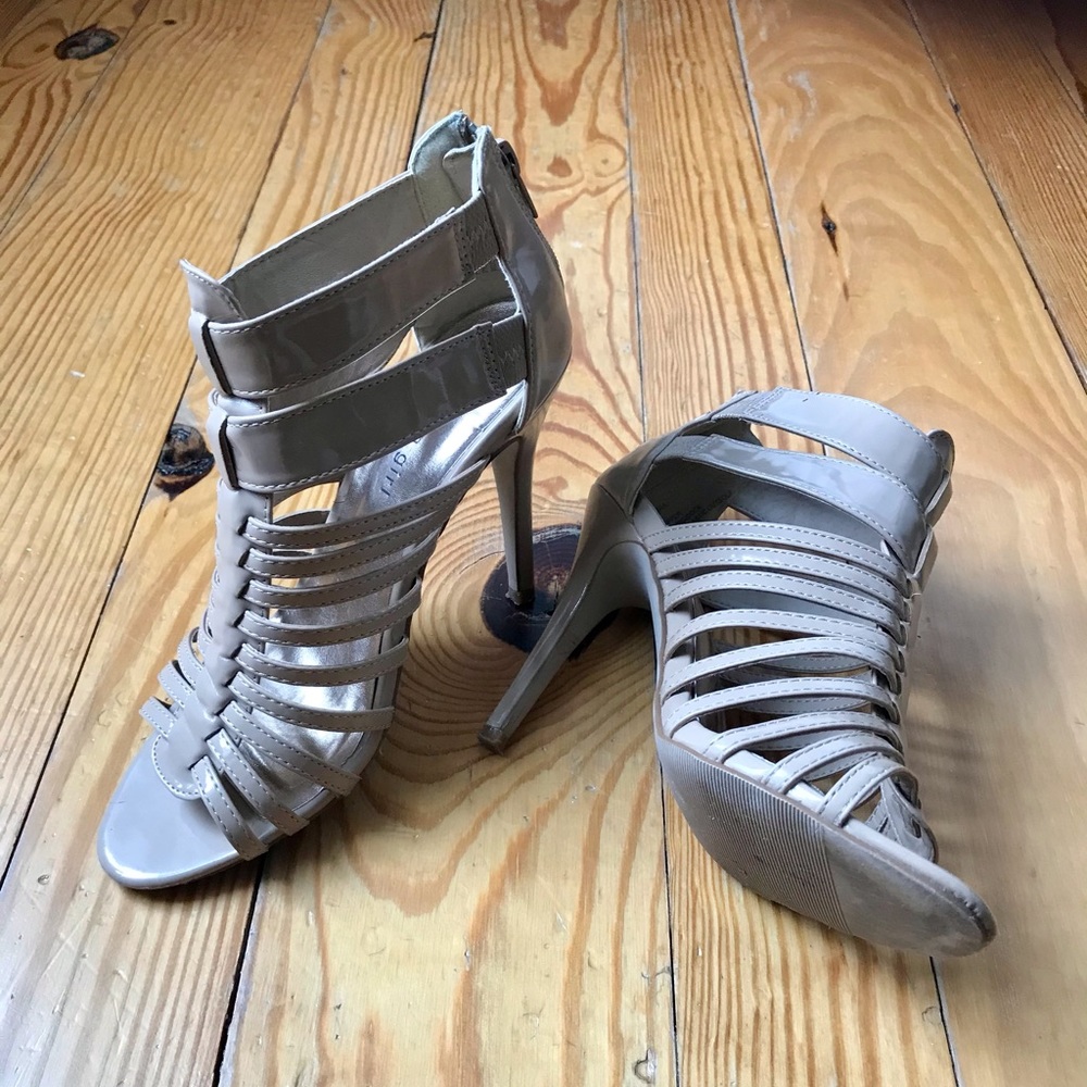 Nude Gladiator Madden Girl Heels